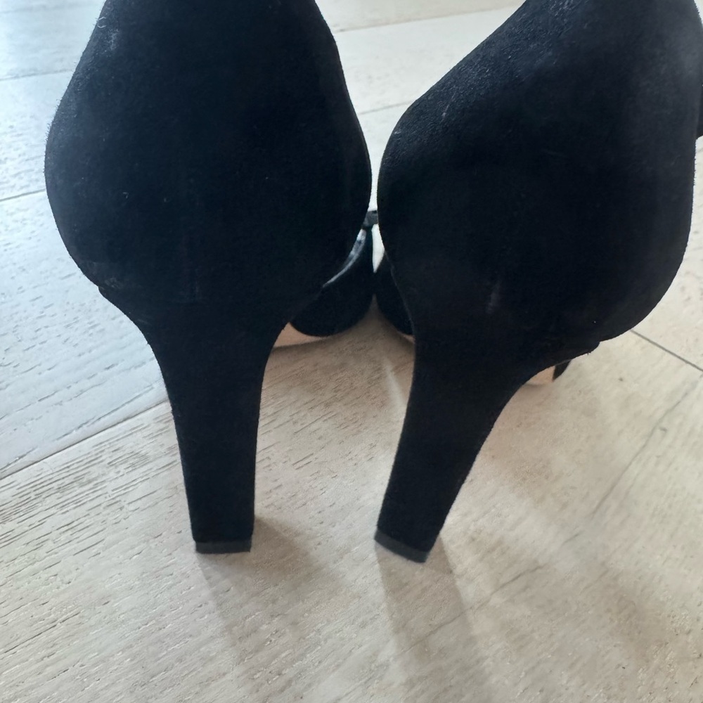 Authentic RARE  Gucci shoes, black suede flower detail 39 - Picture 16 of 16